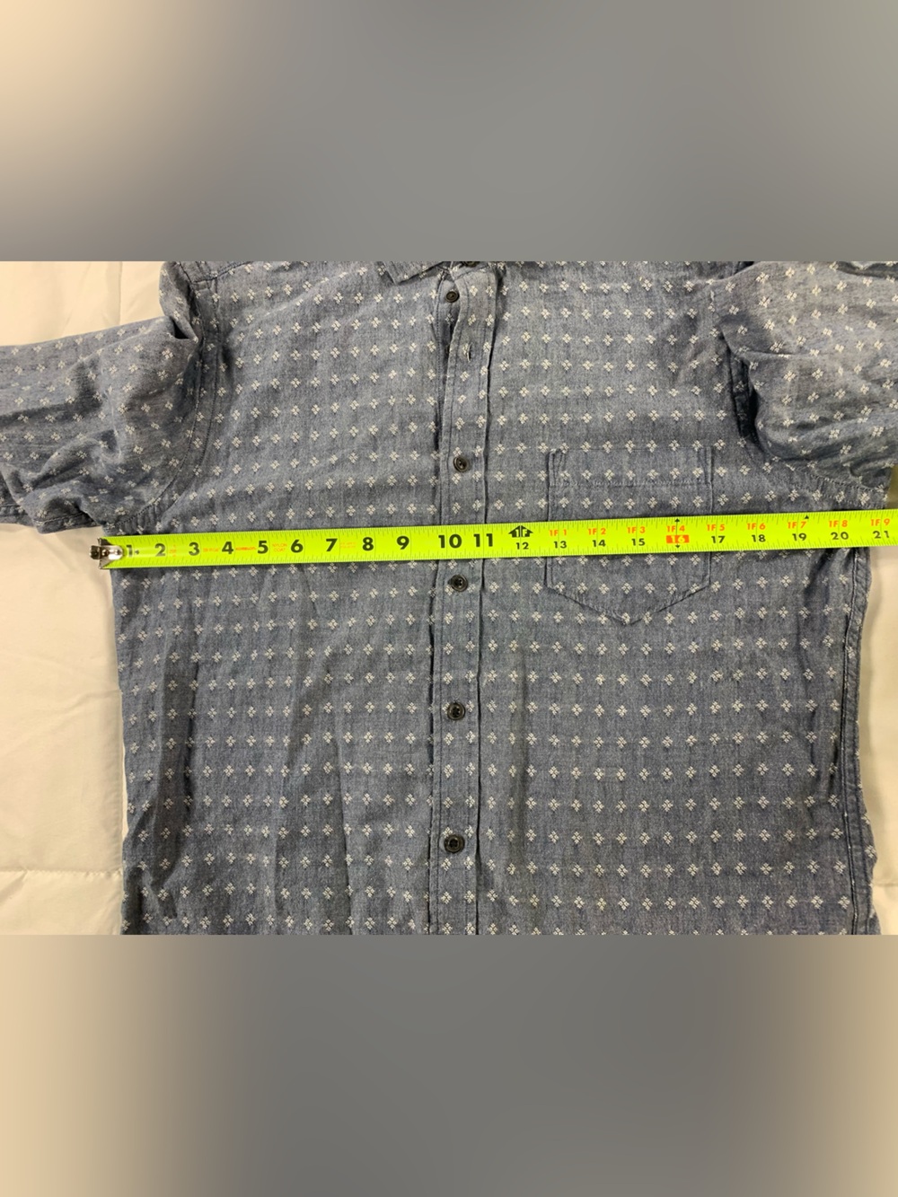 Pre loved HUDSON NORTH shirt mens size M - Picture 3 of 5